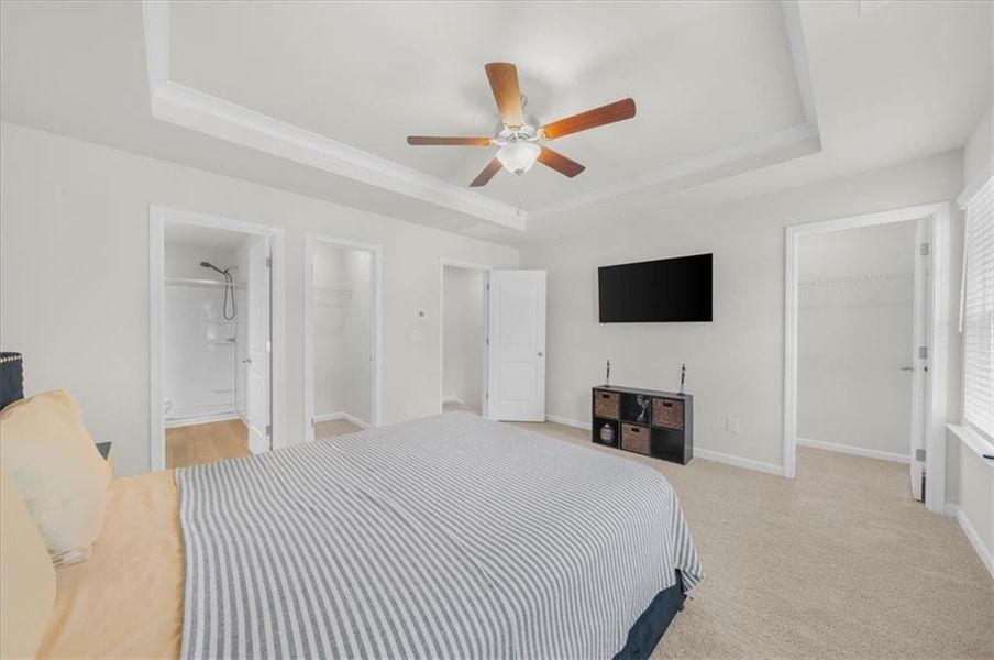 Furnished interior view inside a new home in , Atlanta (Image 15).