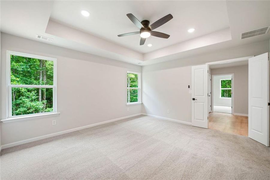 Spacious, unfurnished interior of a new home in , White (Image 28). Spacious, unfurnished interior of a new home in , White (Image 28).