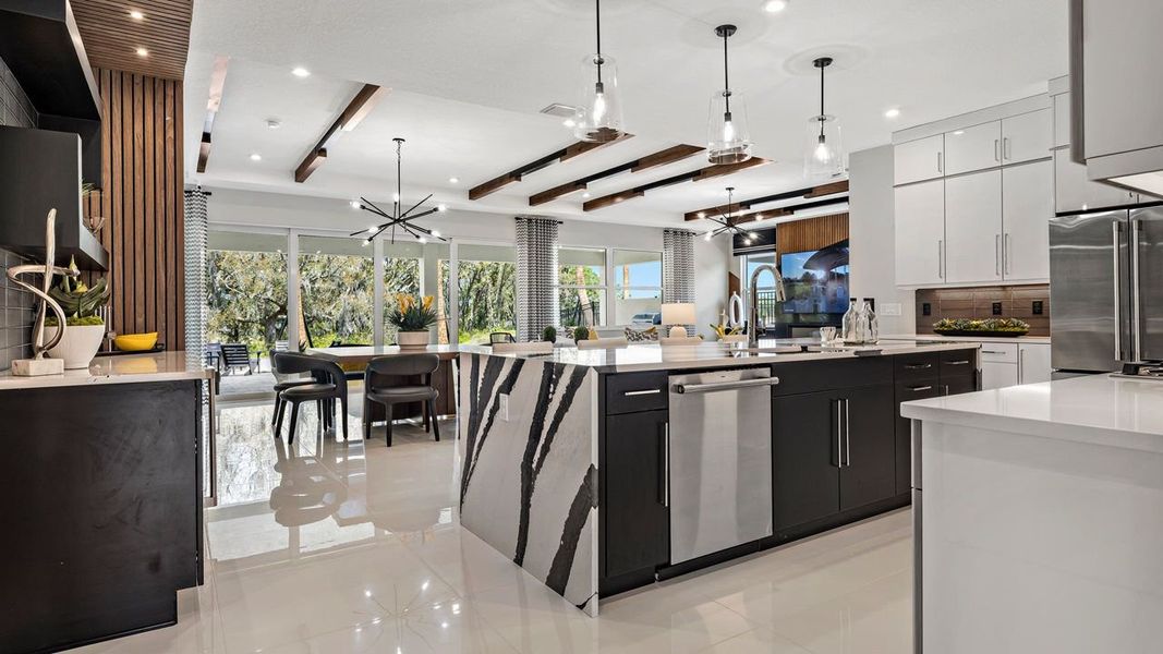 Entry to Kitchen & Great Room
