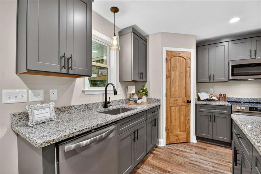 Furnished interior view inside a new home in , Ellijay (Image 5).