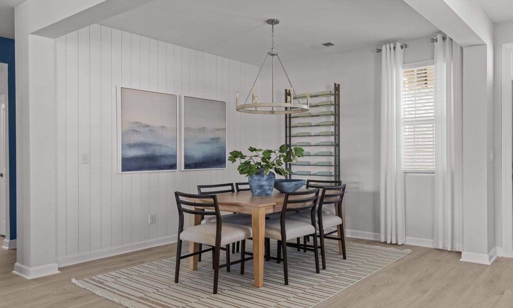 Representative furnished interior of a home built from the The Orchid by Chesapeake Homes in Traditions at Carolina Forest, Myrtle Beach (Image 16).