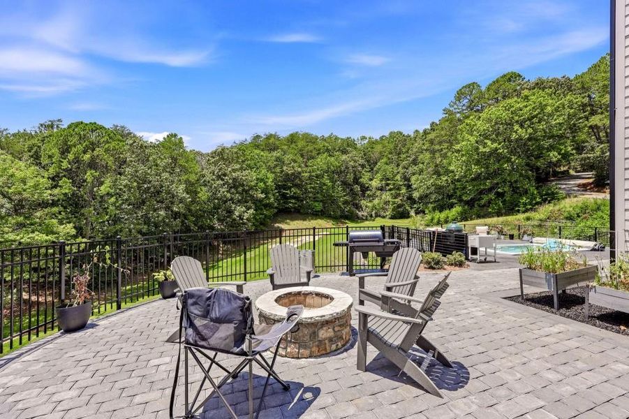 Exterior details and patio area of a home in , Helen (Image 33).