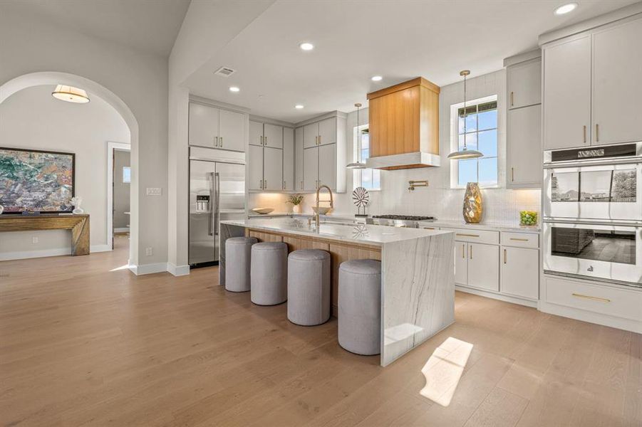 Furnished interior view inside a new home in , Northlake (Image 7).