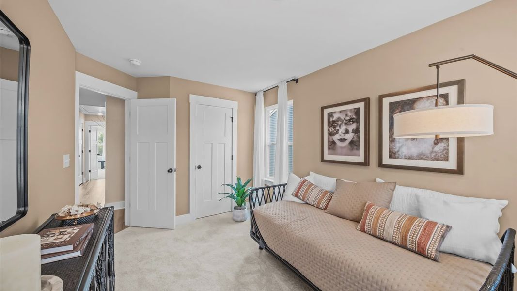 Furnished interior view inside a new home in Gresham Station, Simpsonville (Image 20). Furnished interior view inside a new home in Gresham Station, Simpsonville (Image 20).