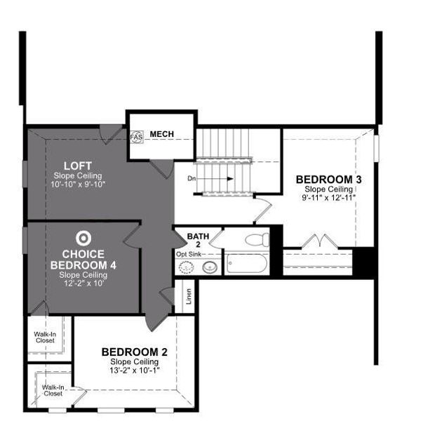 Beazer Homes Chalk Hill Cascade floorplan