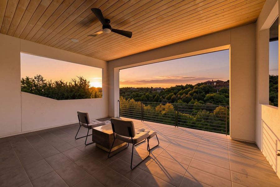 Exterior details and patio area of a home in , Austin (Image 23).