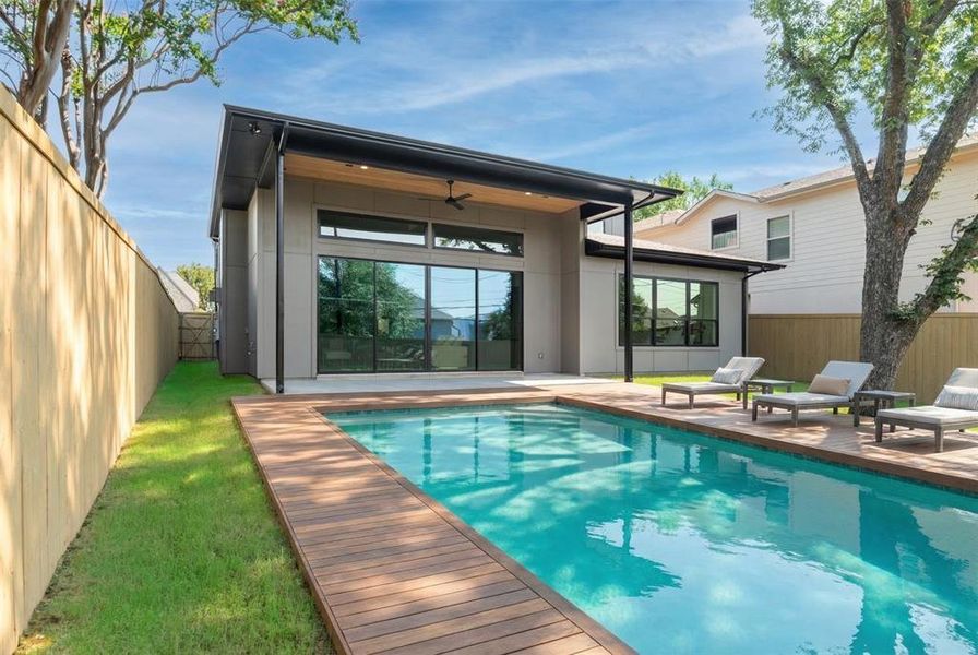 this is a pool rendering. pool is not included.