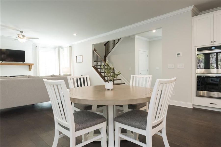 Furnished interior view inside a new home in The Estates at Hurricane Pointe, Douglasville (Image 29).