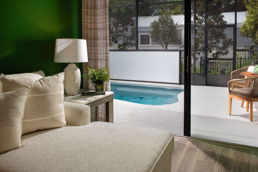 Representative furnished interior of a home built from the Latitude Bonus Townhome by Park Square Residential in Paradiso Grande, Orlando (Image 5). Representative furnished interior of a home built from the Latitude Bonus Townhome by Park Square Residential in Paradiso Grande, Orlando (Image 5).