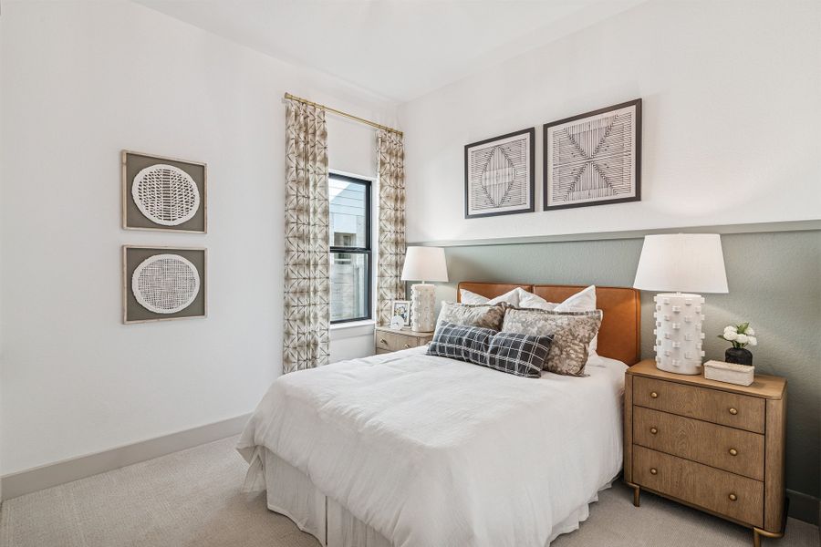 Representative furnished interior of a home built from the The Azalea by David Weekley Homes in Two Step Farm 50', Montgomery (Image 6).