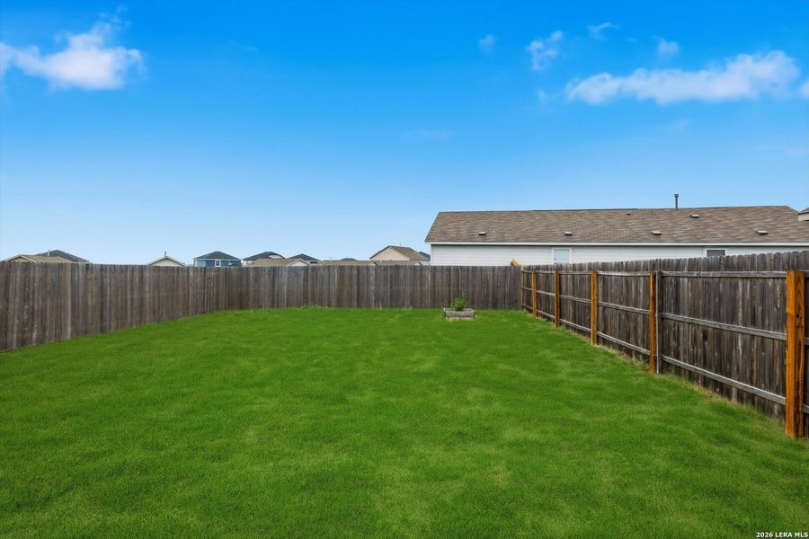Exterior details and patio area of a home in , Converse (Image 4). Exterior details and patio area of a home in , Converse (Image 4).