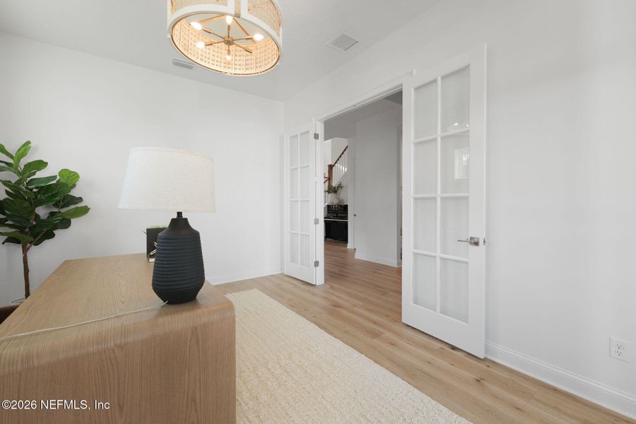 Furnished interior view inside a new home in Nocatee, Ponte Vedra (Image 14). Furnished interior view inside a new home in Nocatee, Ponte Vedra (Image 14).