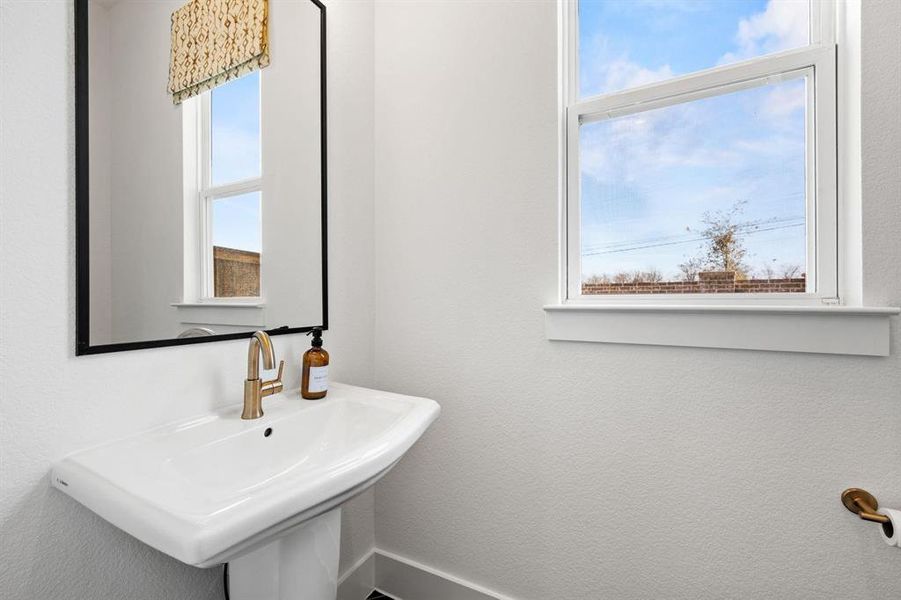 Close-up of interior finishes inside a home in North Square at Uptown, Celina (Image 18).