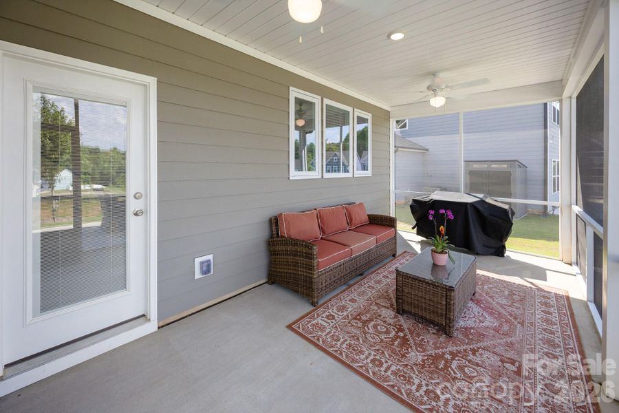 Exterior details and patio area of a home in , Mount Holly (Image 27).