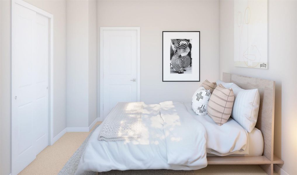 Bedroom 2 (*Artist rendering used for illustration purposes only.) Bedroom 2 (*Artist rendering used for illustration purposes only.)