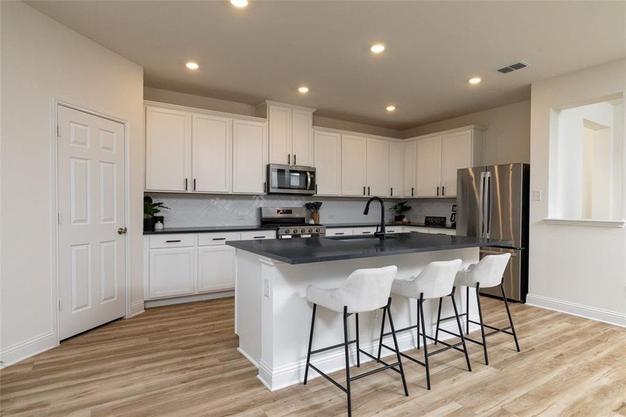 Furnished interior view inside a new home in The Preserve Estates, Northlake (Image 9).