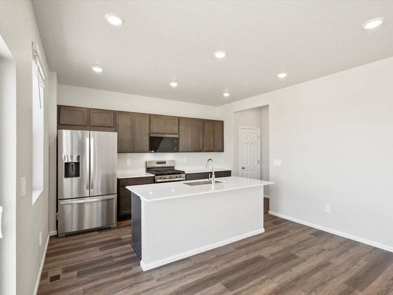 Furnished interior view inside a new home in Lake Bluff, Greeley (Image 3).