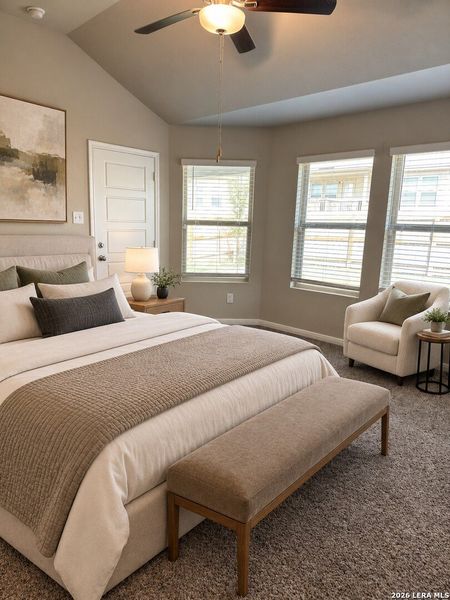 Furnished interior view inside a new home in Greenspoint Heights, Seguin (Image 9). Furnished interior view inside a new home in Greenspoint Heights, Seguin (Image 9).