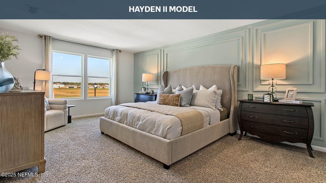 Furnished interior view inside a new home in Rookery, Green Cove Springs (Image 17).