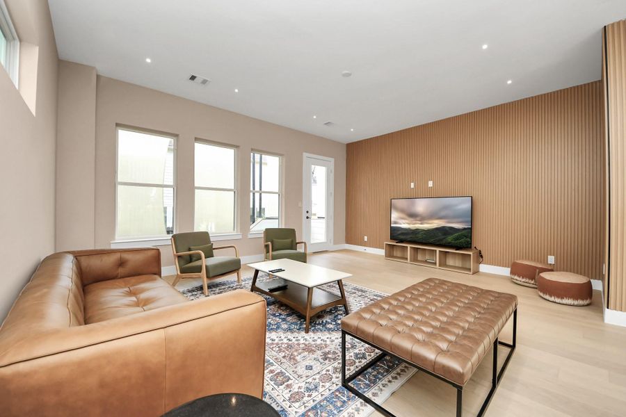 Furnished interior view inside a new home in , Houston (Image 11). Furnished interior view inside a new home in , Houston (Image 11).