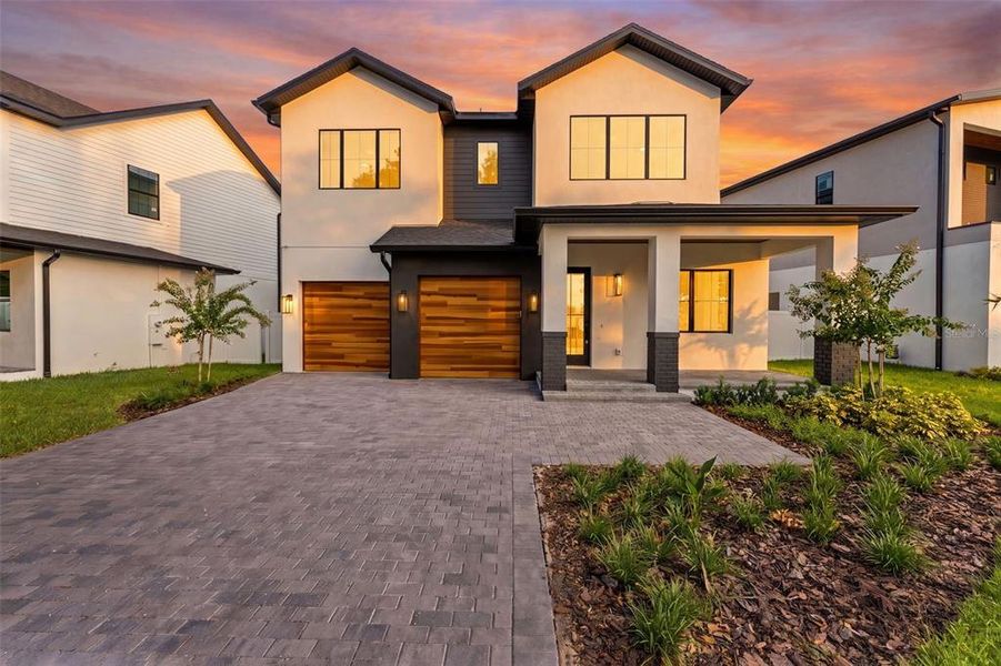 Front exterior of a new home in , Tampa, FL, highlighting curb appeal (Image 28).