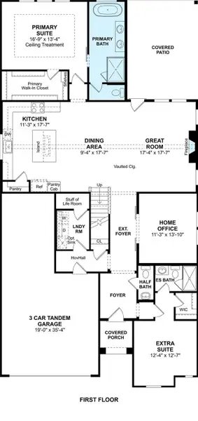 The Tuscaloosa floor plan by K. Hovnanian® Homes. 1st Floor shown. *Prices, plans, dimensions, features, specifications, materials, and availability of homes or communities are subject to change without notice or obligation. The Tuscaloosa floor plan by K. Hovnanian® Homes. 1st Floor shown. *Prices, plans, dimensions, features, specifications, materials, and availability of homes or communities are subject to change without notice or obligation.