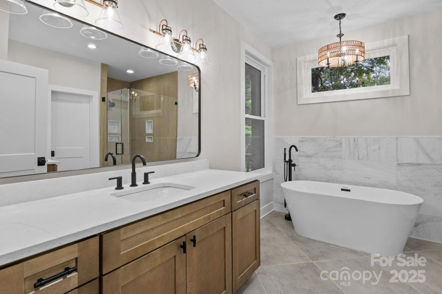 Furnished interior view inside a new home in , Statesville (Image 9).