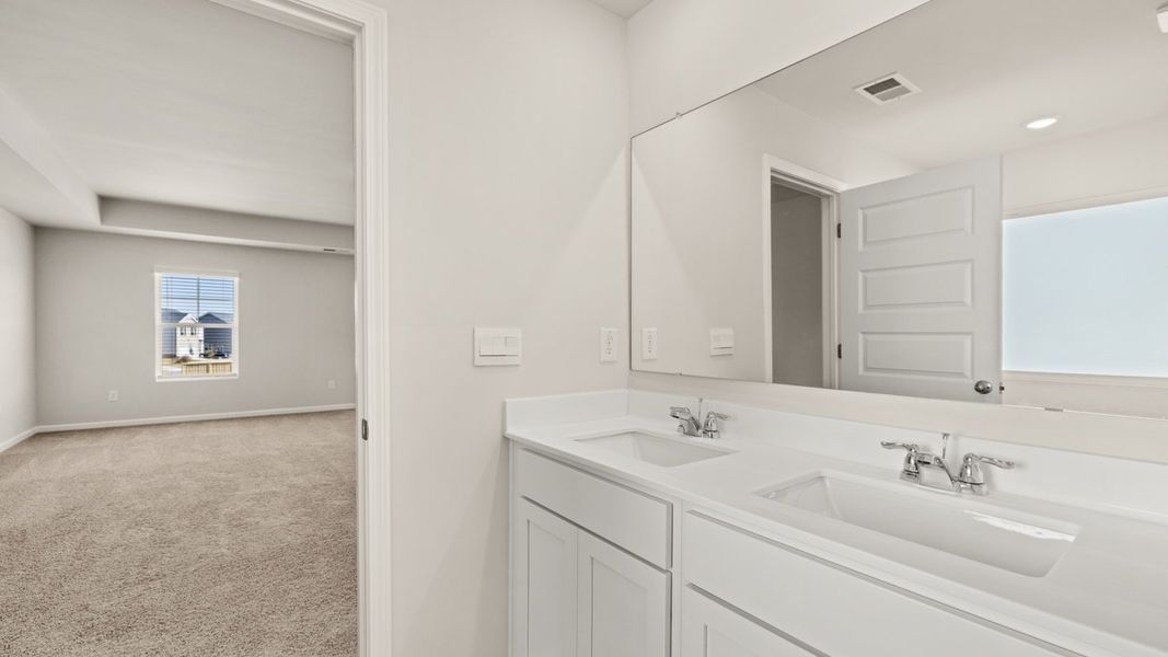 Furnished interior view inside a new home in Locust Grove Station - Cedar Ridge, Locust Grove (Image 10).