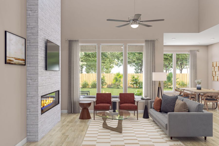 Representative furnished interior of a home built from the Martin by Tri Pointe Homes in Oakhill Reserve, Tomball (Image 9). Representative furnished interior of a home built from the Martin by Tri Pointe Homes in Oakhill Reserve, Tomball (Image 9).