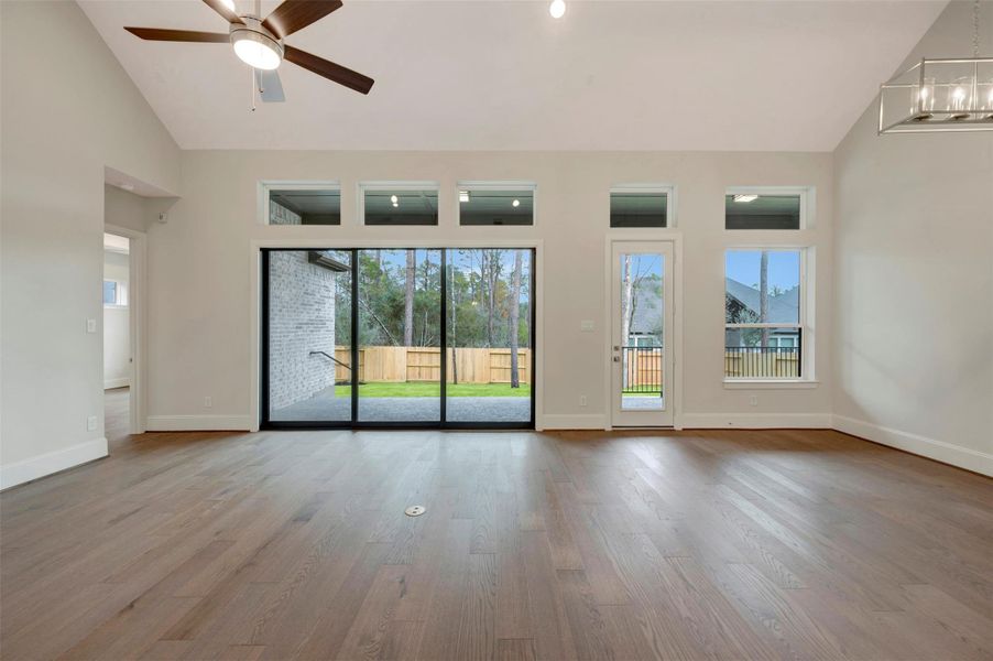Spacious, unfurnished interior of a new home in The Woodlands Hills 70’, Willis (Image 16).