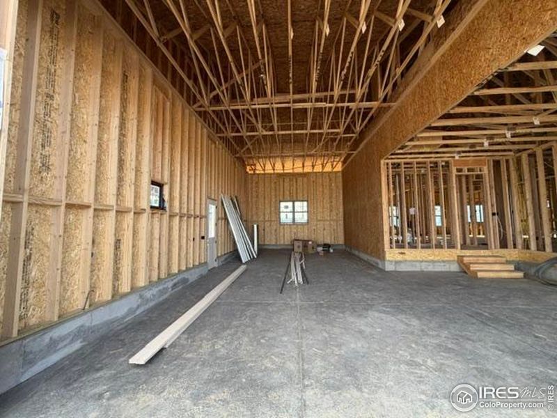 In-progress construction of a new home in , Berthoud, CO (Image 41).