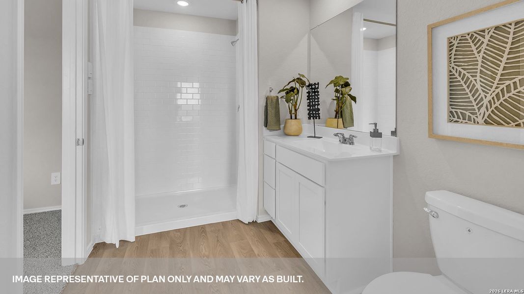 Furnished interior view inside a new home in Swenson Heights, Seguin (Image 15).
