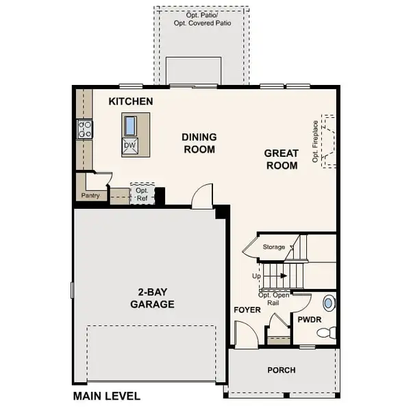 2D floor plan layout of this home in Windler, Aurora, CO (Image 4).