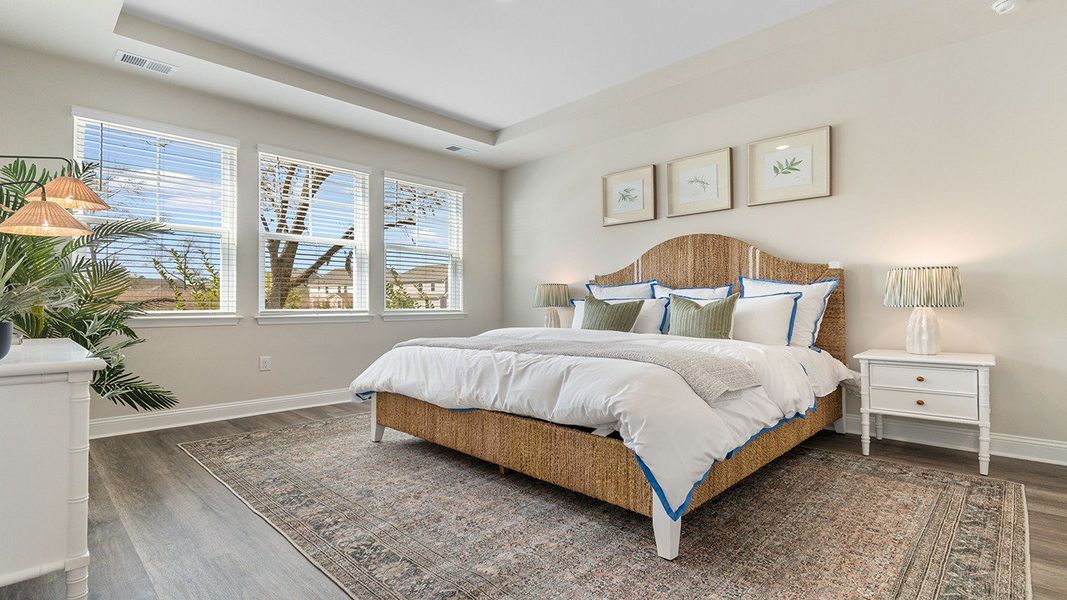 Furnished interior view inside a new home in The Bluffs at Mill Creek, Florence (Image 10).