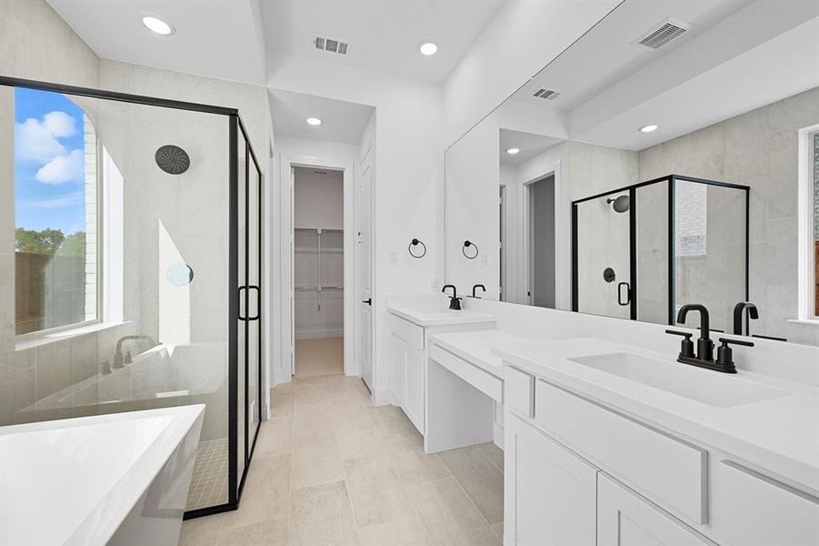 Furnished interior view inside a new home in The Parks at Wilson Creek: 50ft. lots, Celina (Image 4). Furnished interior view inside a new home in The Parks at Wilson Creek: 50ft. lots, Celina (Image 4).