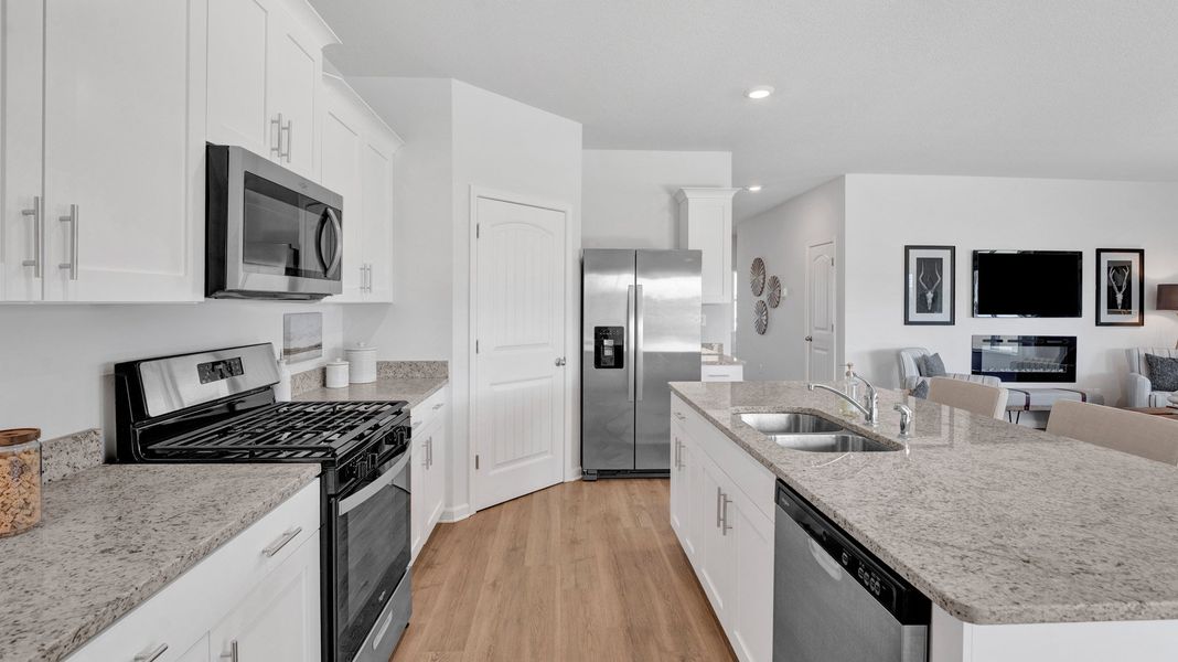 Furnished interior view inside a new home in The Orchard, Millington (Image 9).