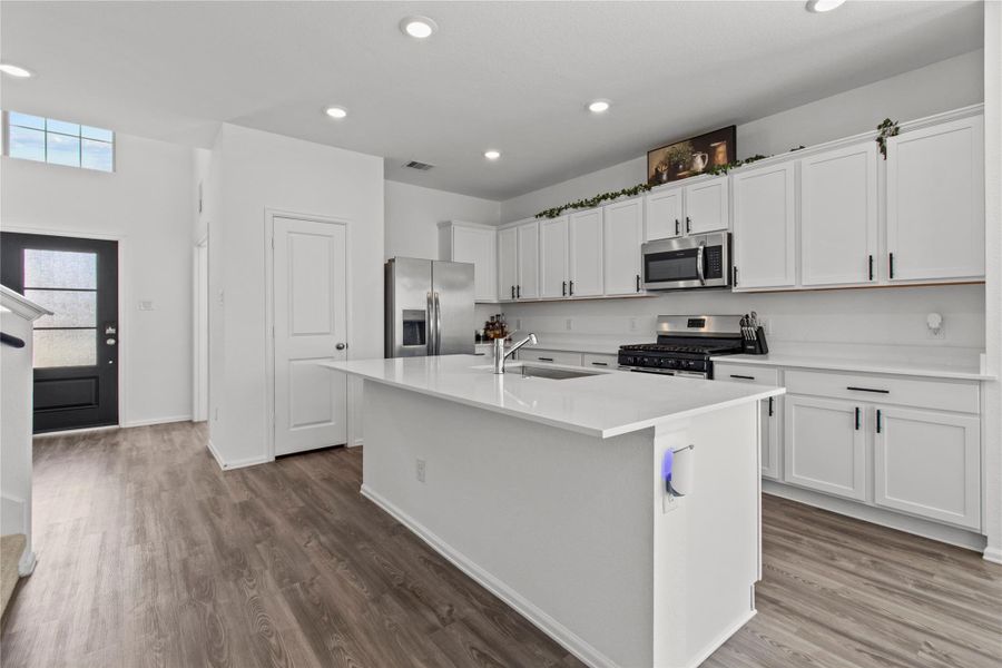 Furnished interior view inside a new home in Tavola: Wildflower II Collection, New Caney (Image 4).