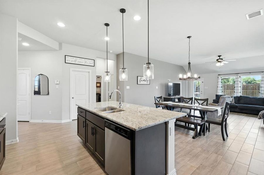 Furnished interior view inside a new home in , Royse City (Image 26).