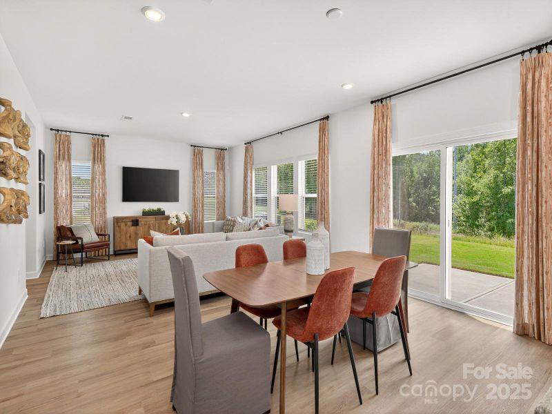 Furnished interior view inside a new home in Nelson's Creek, Mocksville (Image 9). Furnished interior view inside a new home in Nelson's Creek, Mocksville (Image 9).
