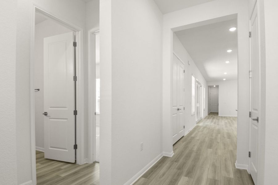 Spacious, unfurnished interior of a new home in Easton Park, Austin (Image 42).