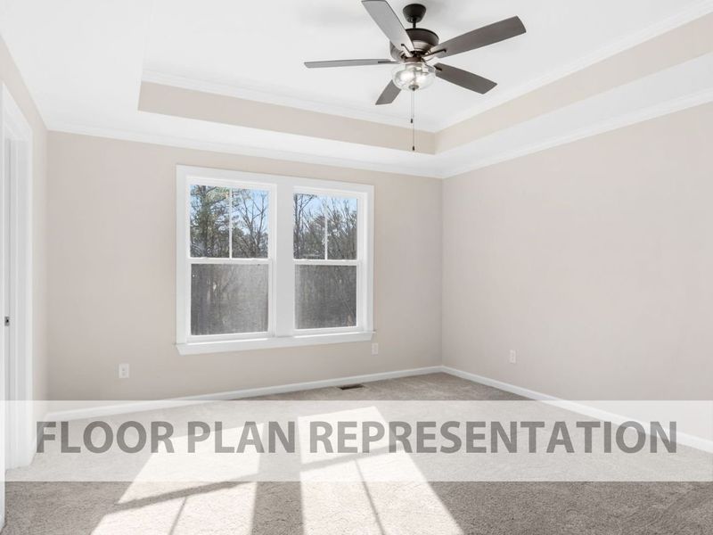 Primary Bedroom 2 | The 1807 Plan by Ivey Homes