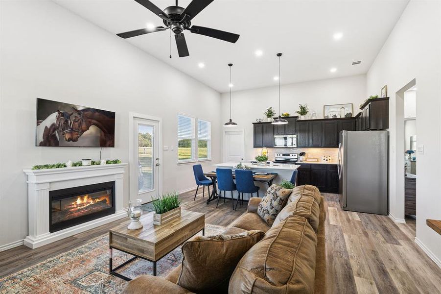 Furnished interior view inside a new home in , Leonard (Image 24).