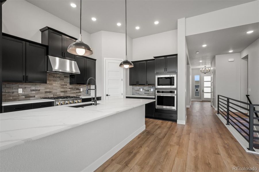 Furnished interior view inside a new home in Cloverleaf – Mountainview Collection, Monument (Image 26).