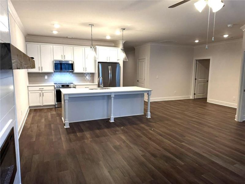 Furnished interior view inside a new home in , Cleveland (Image 8).