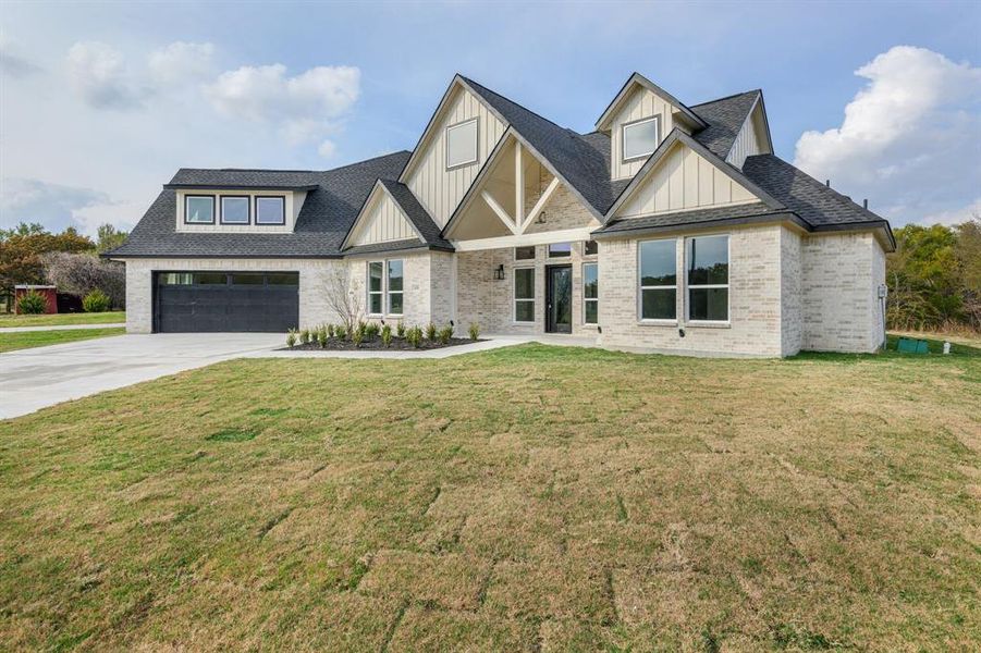 Front exterior of a new home in , Terrell, TX, highlighting curb appeal (Image 20).