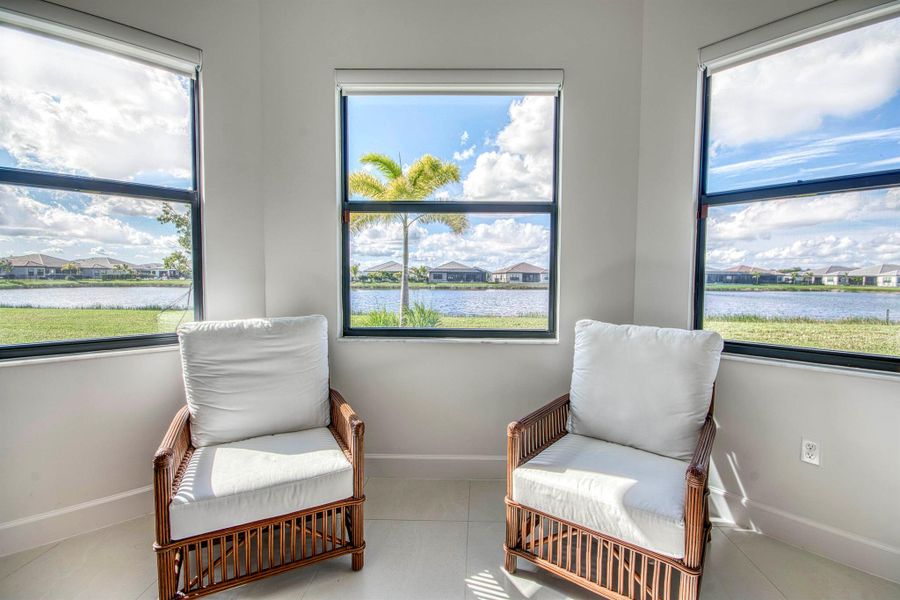 Furnished interior view inside a new home in , Port St. Lucie (Image 17).