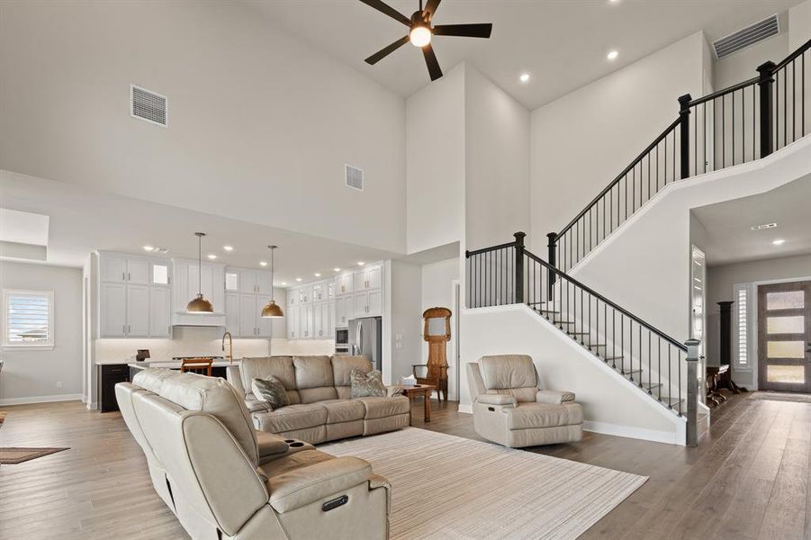 Furnished interior view inside a new home in Pecan Square - Estates, Northlake (Image 15).