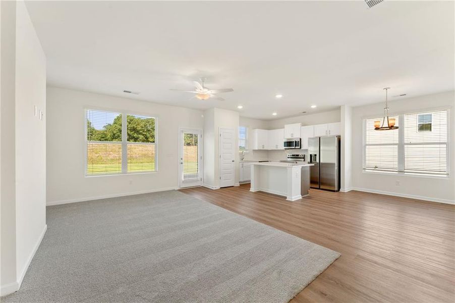 Spacious, unfurnished interior of a new home in Oakhill Estates, Adairsville (Image 19). Spacious, unfurnished interior of a new home in Oakhill Estates, Adairsville (Image 19).