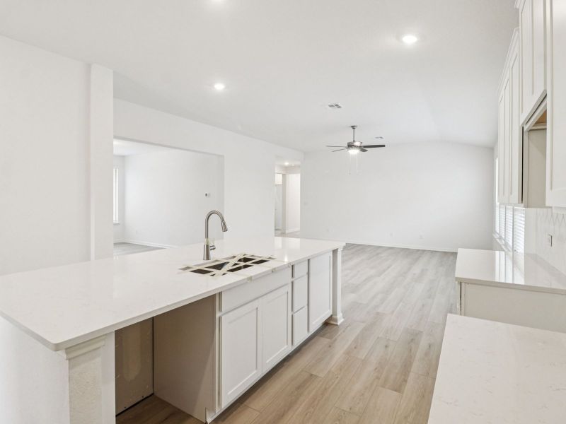 Furnished interior view inside a new home in Kallison Ranch, San Antonio (Image 11).