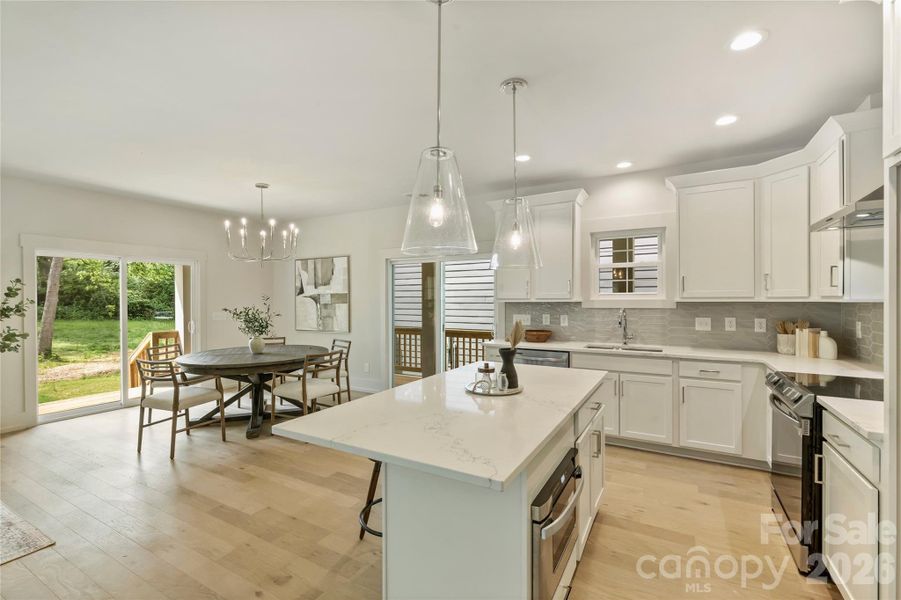 Furnished interior view inside a new home in , Charlotte (Image 10).